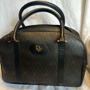 Christian Dior Vintage Navy Blue Boston Bag! 1990’s still stylish!.Pre-loved💕